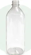 D1703 - Bouteille Bullet Transparent 500ML gros goulot 