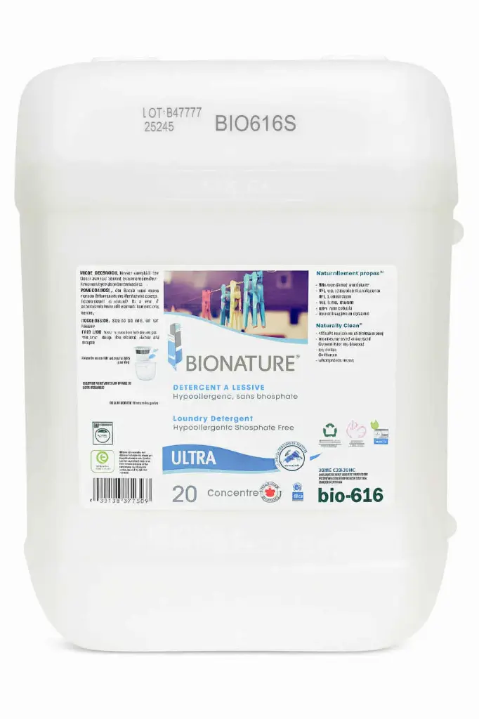 BIO616 - Saja Bionature détergent lessive sans odeur HE 20L