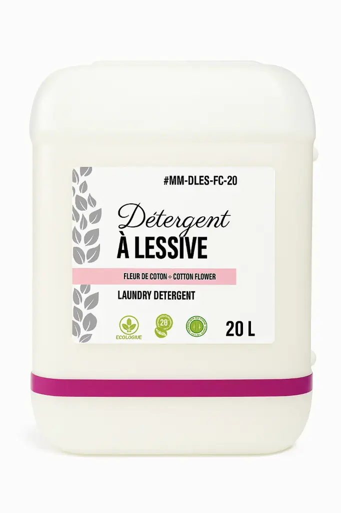 MM-DLES-FC- Détergent Lessive Fleur de Coton 20L